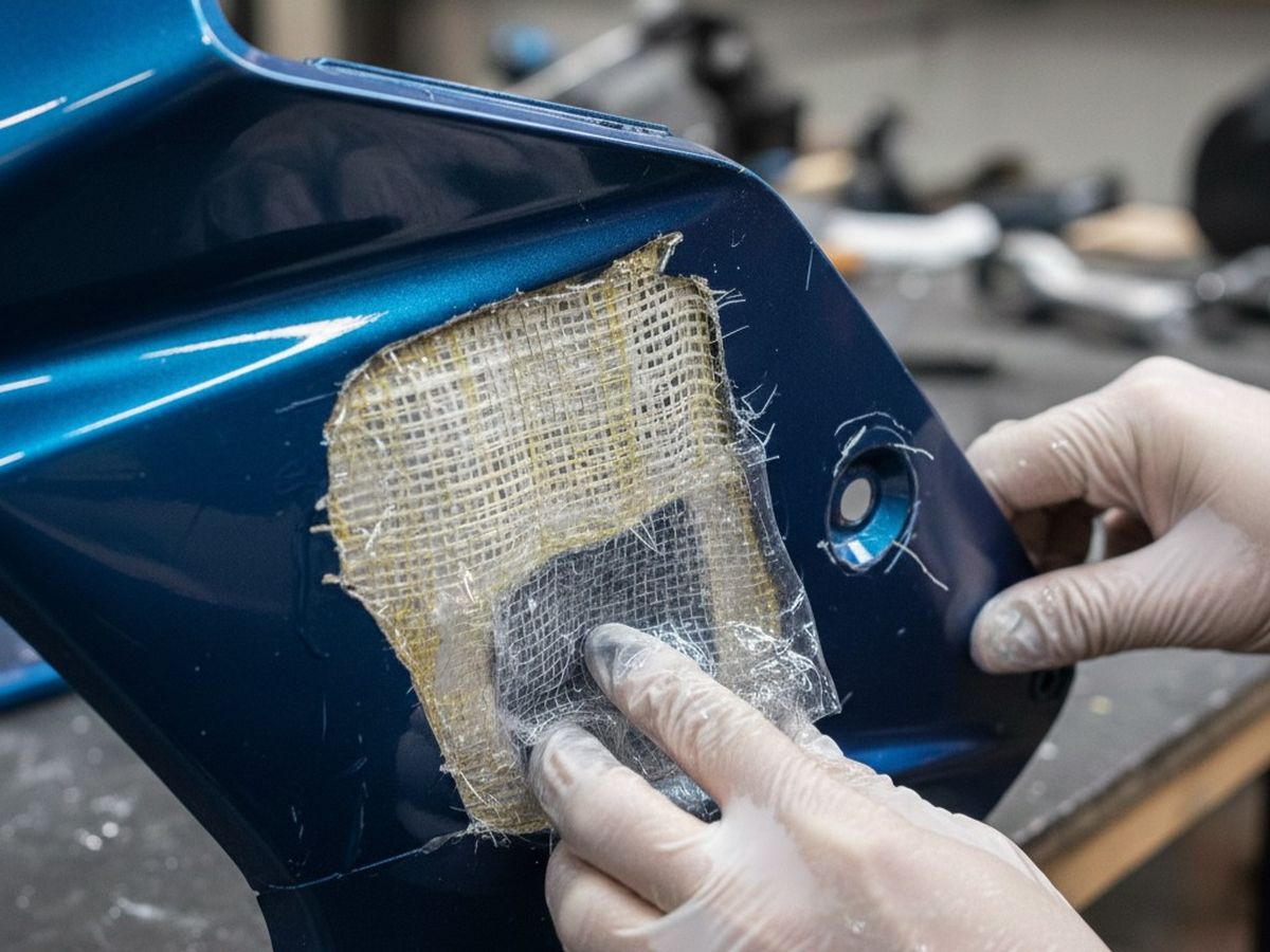 Reparatur von GFK-Teilen
